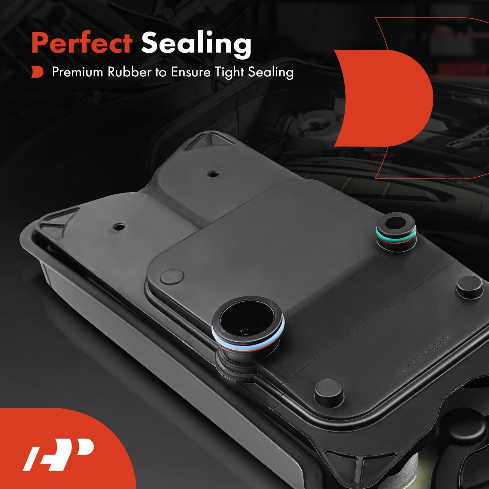 A-Premium breather element installed in engine housing demonstrating straightforward swap