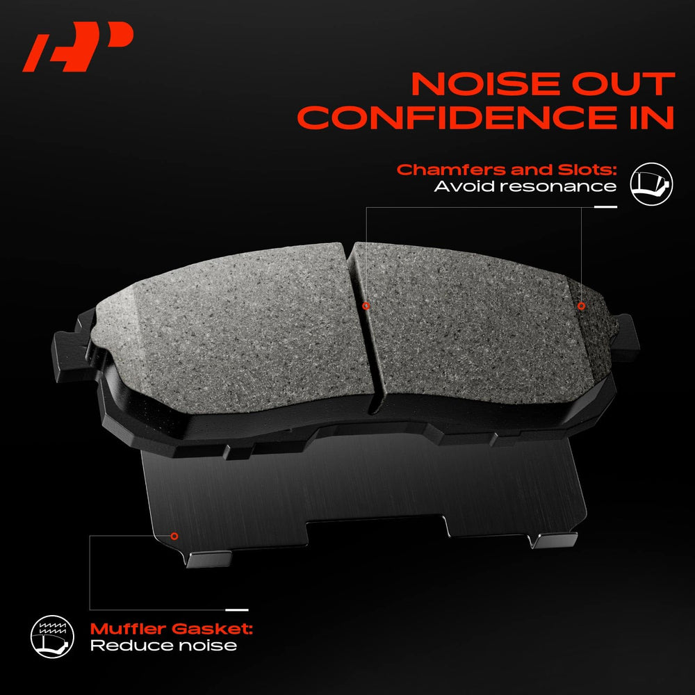 A-Premium brake pad fitted to rear assembly demonstrating compatibility