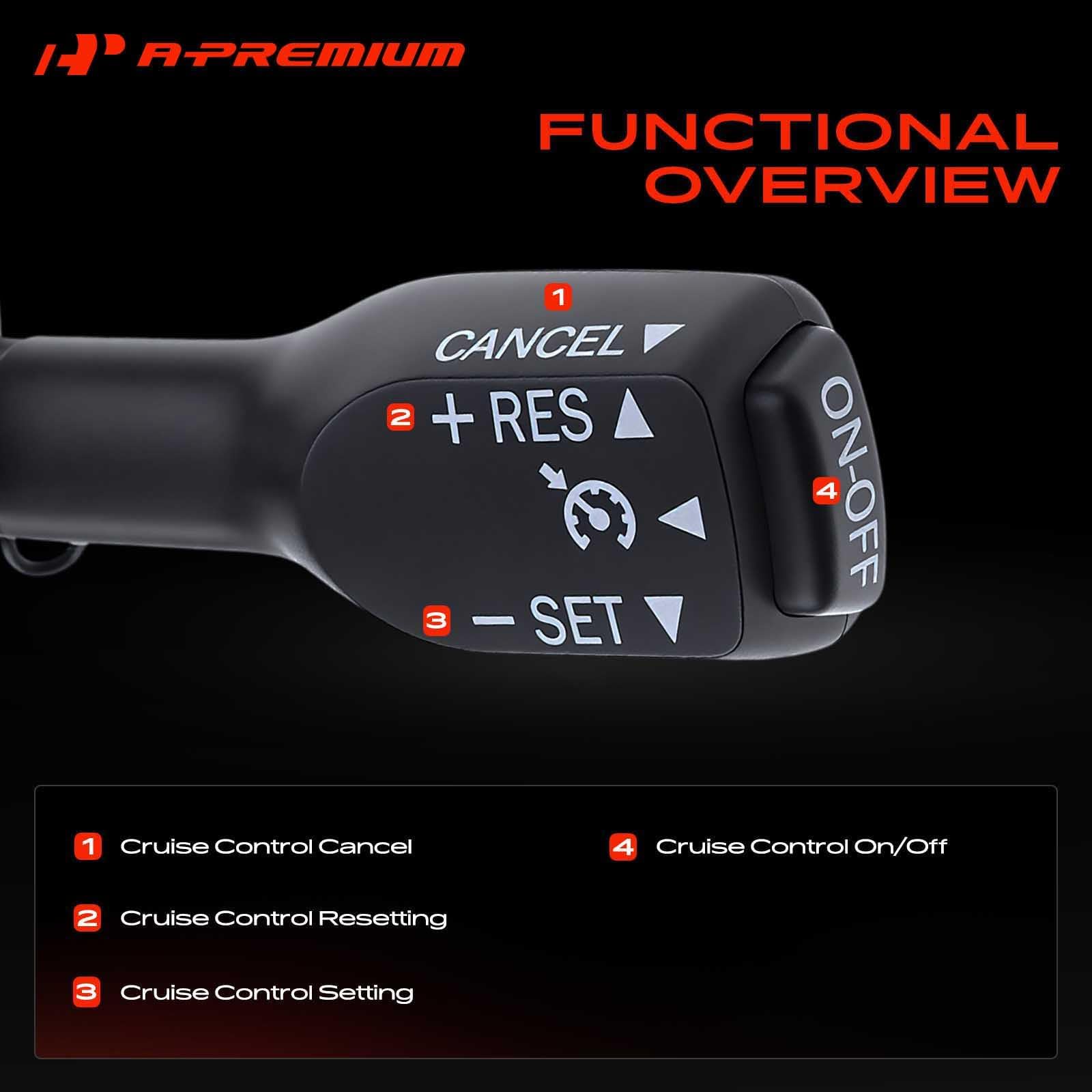 A-Premium installed on steering column demonstrating proper fit and easy swap benefit