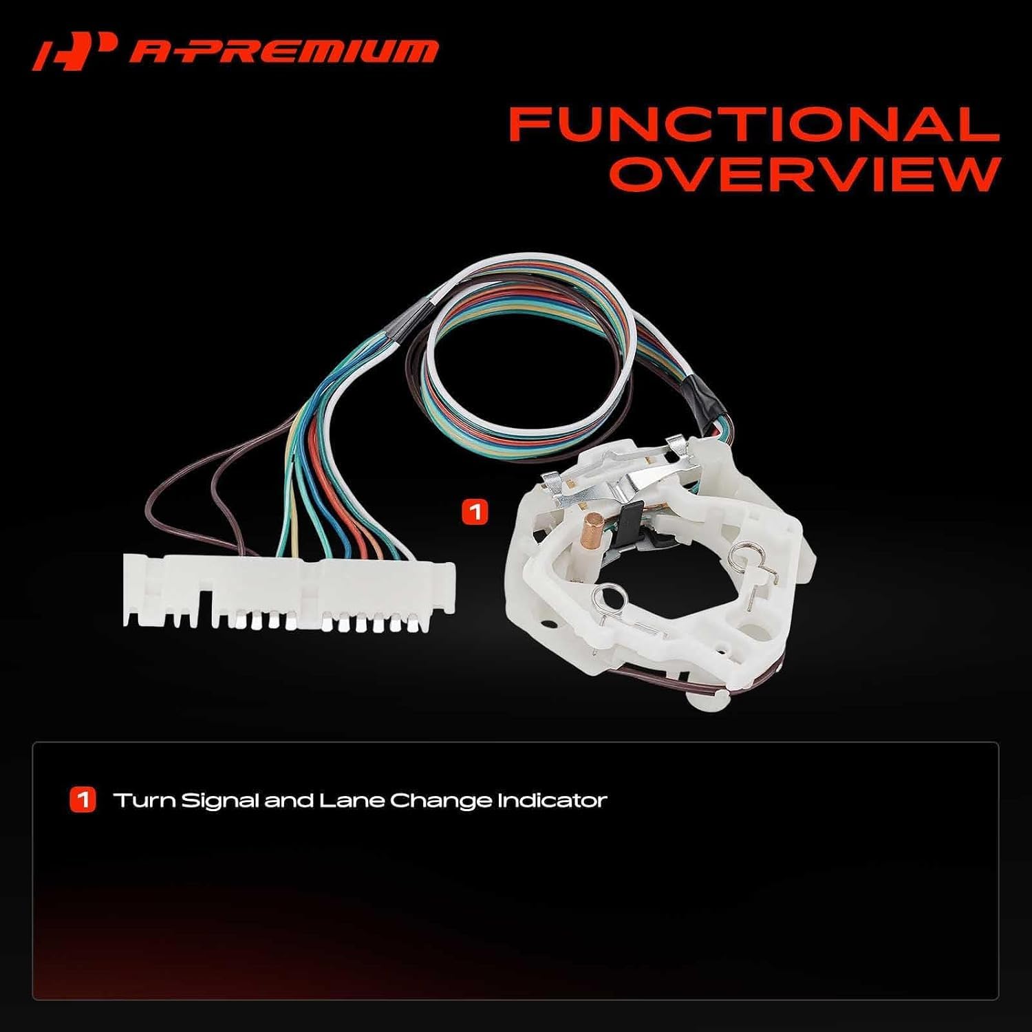 A-Premium installed on steering column demonstrating direct-replacement compatibility