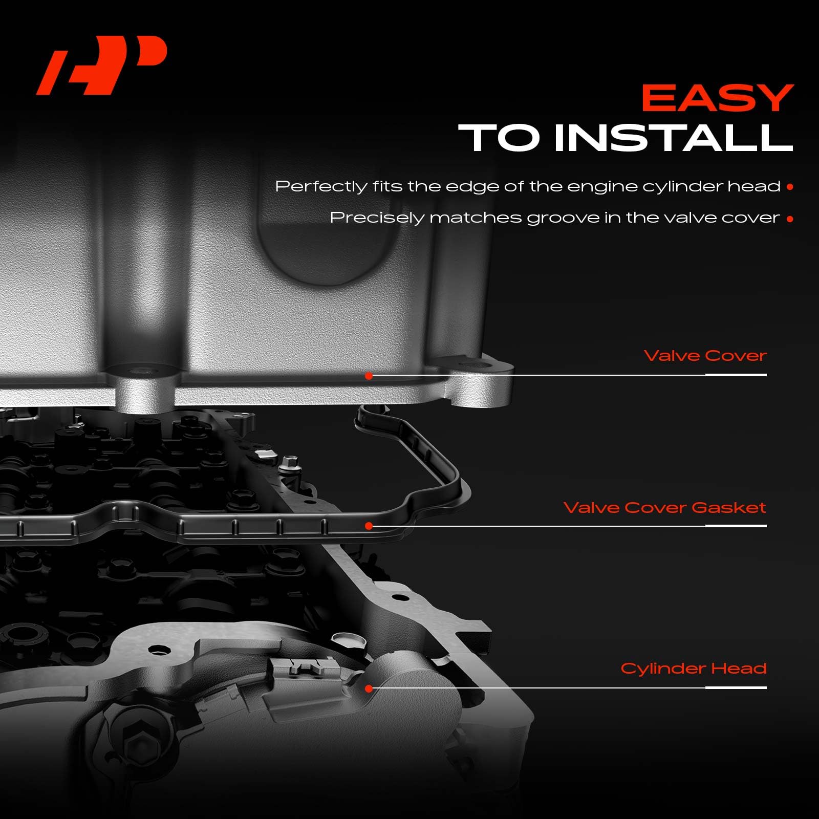 A-Premium gasket installed on a Toyota 4Runner engine demonstrating factory fit