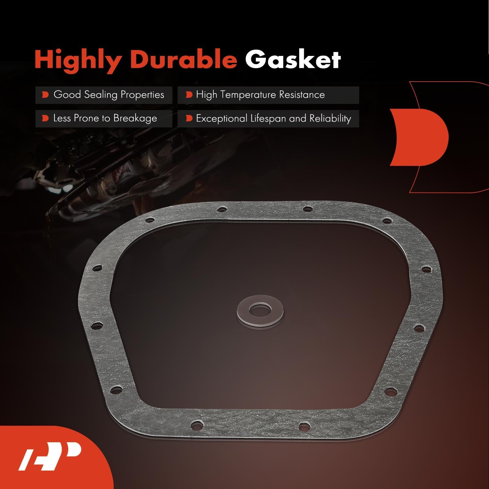 A-Premium installed on rear axle showing direct-fit replacement advantage