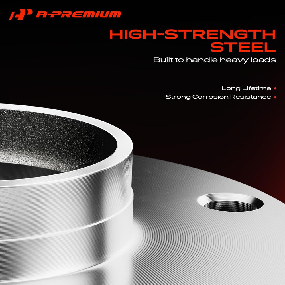 A-Premium installed front left on vehicle showing restored wheel stability benefit