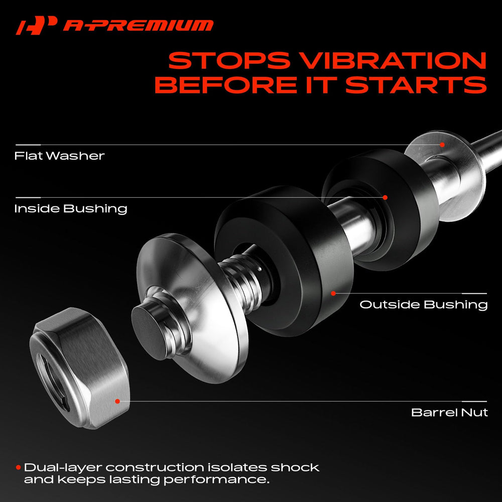 A-Premium installed on vehicle front left showing restored stability benefit