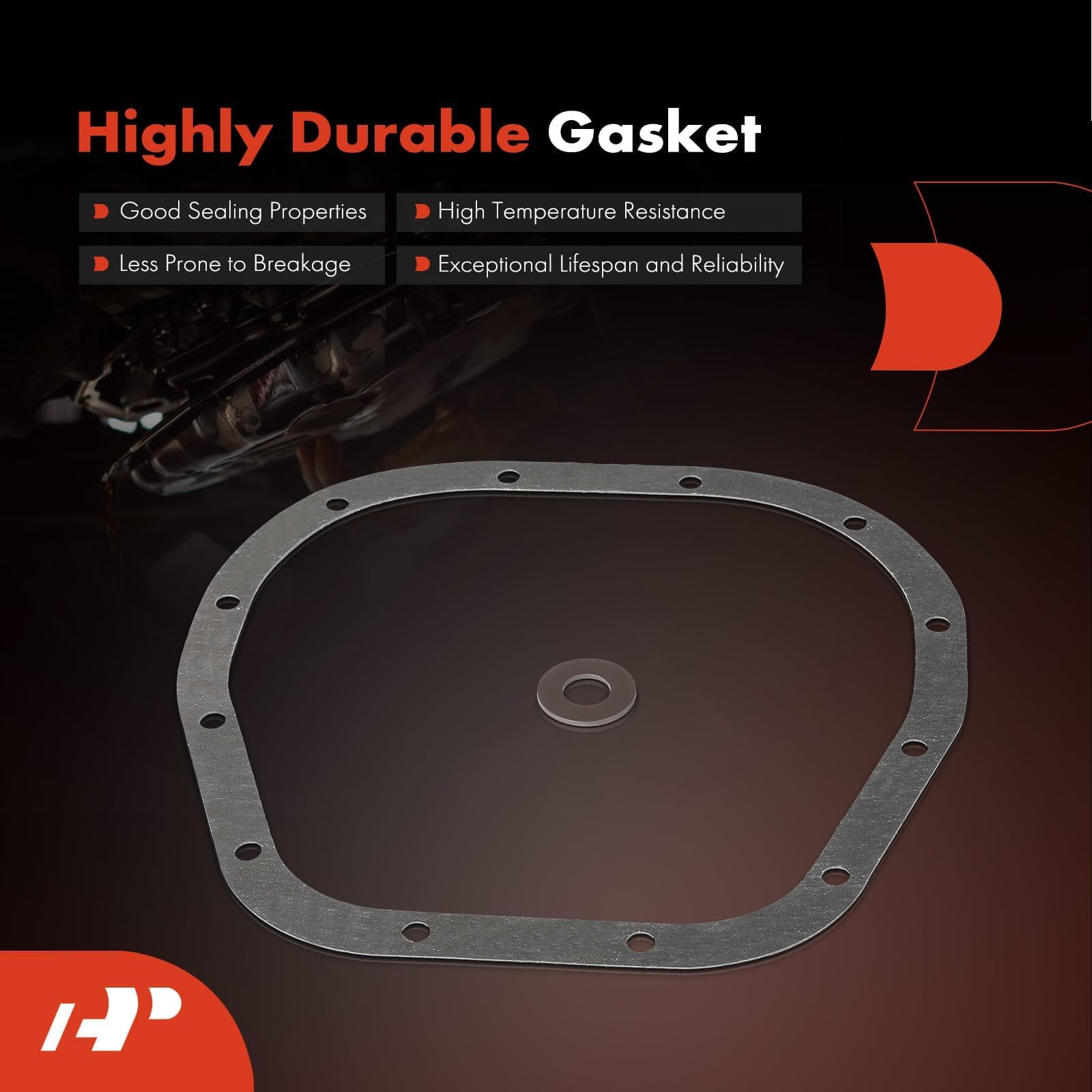 A-Premium cover installed on rear axle demonstrating direct-fit replacement