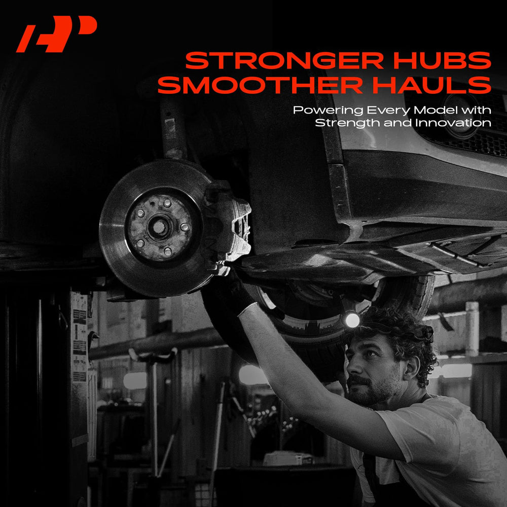 A-Premium installed on vehicle front illustrating improved steering stability benefit