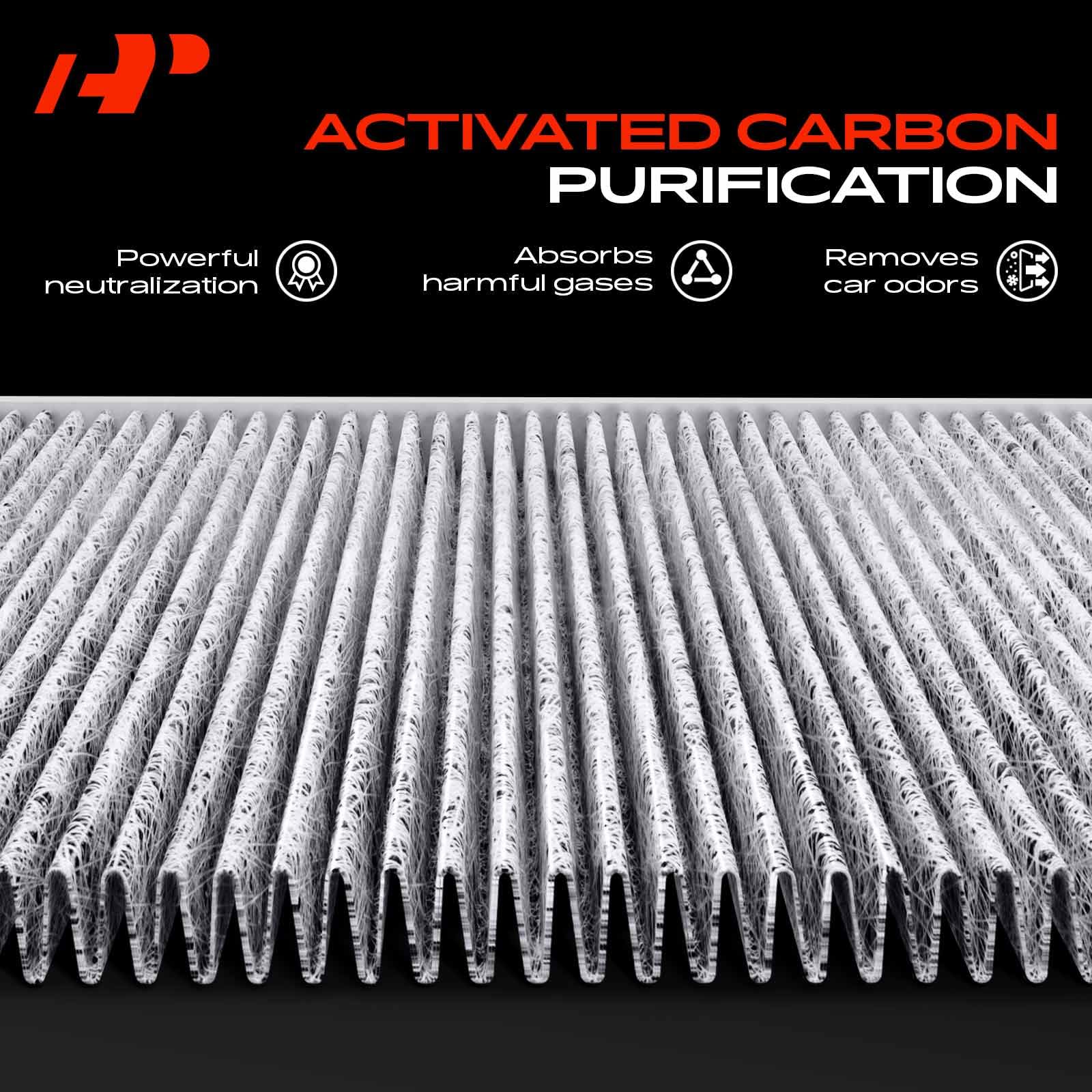 A-Premium filter installed under hood in BMW housing for easy replacement guidance