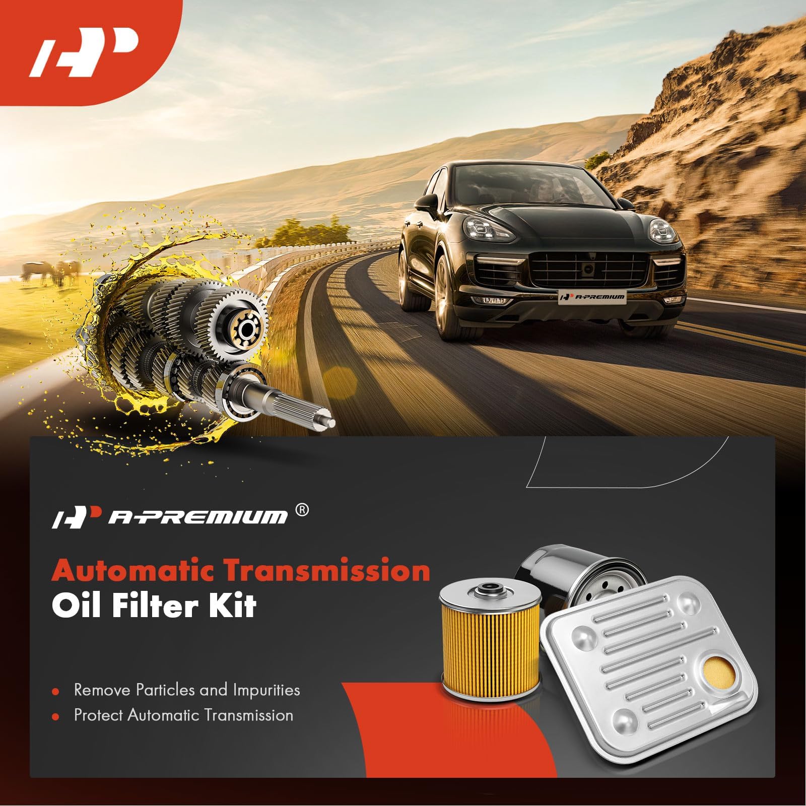 A-Premium kit in package with label for verified part identification