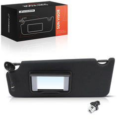 A-Premium front view sun visor showing clean fit and factory look benefit