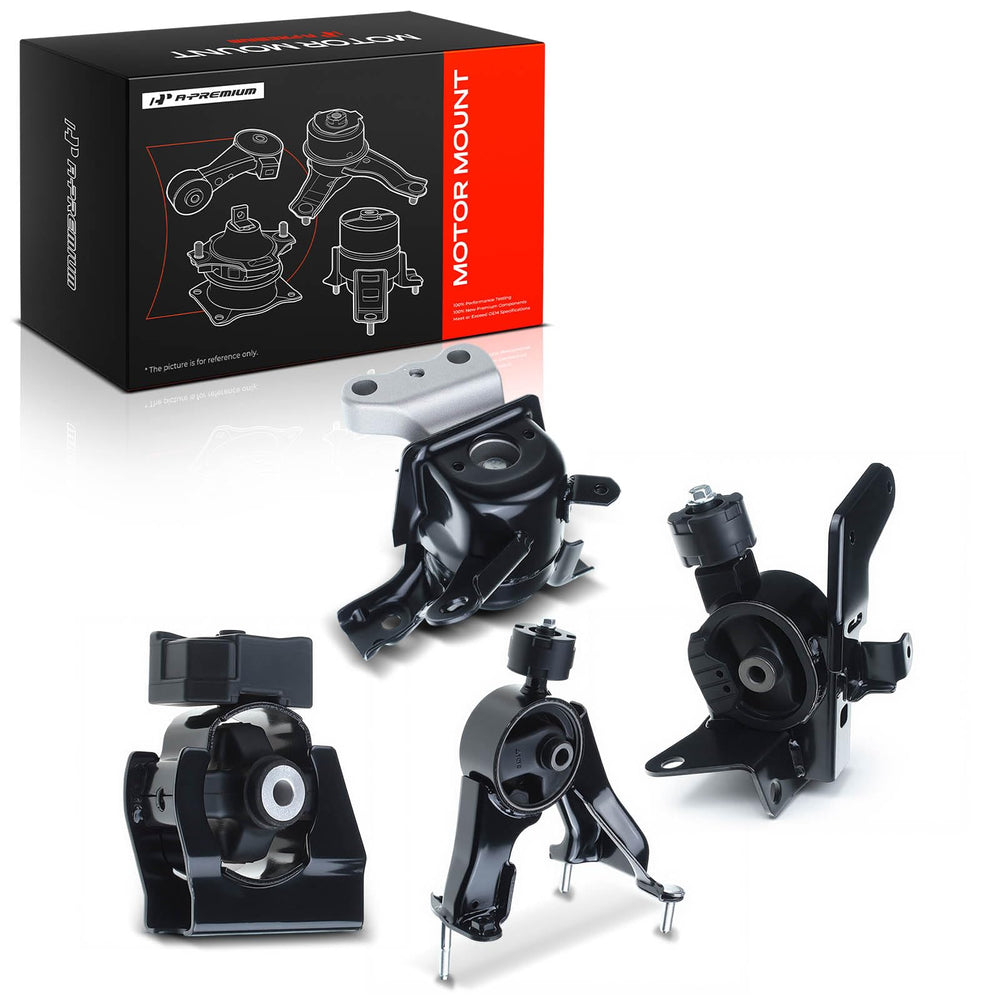 Mechanic installing A-Premium mounts in garage to reduce engine vibration