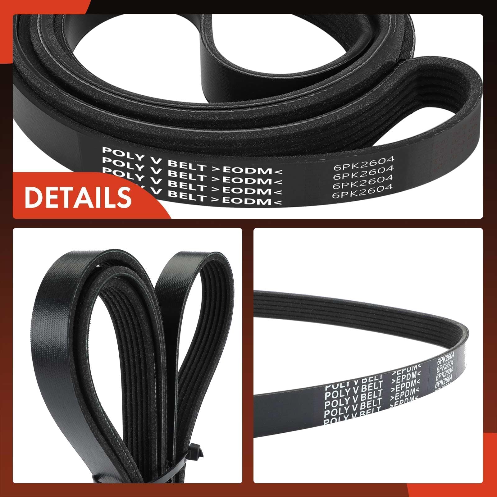 A-Premium belt on a garage workbench conveying professional repair readiness