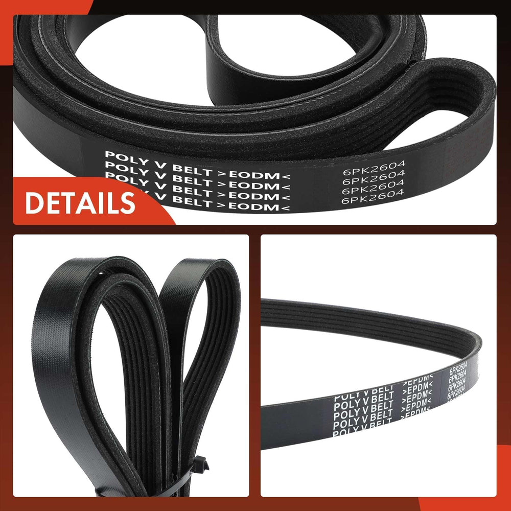 A-Premium belt on a garage workbench conveying professional repair readiness
