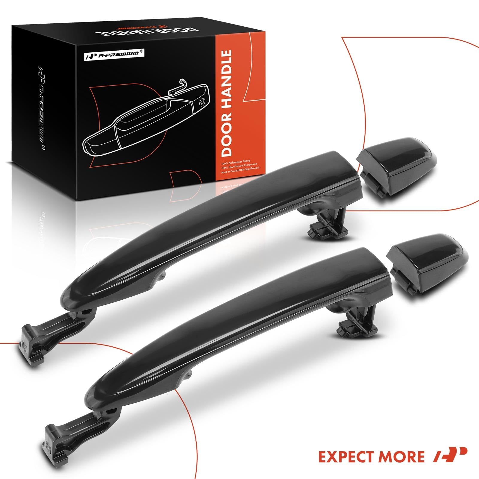 A-Premium handles on a Toyota Sienna exterior, improves vehicle appearance