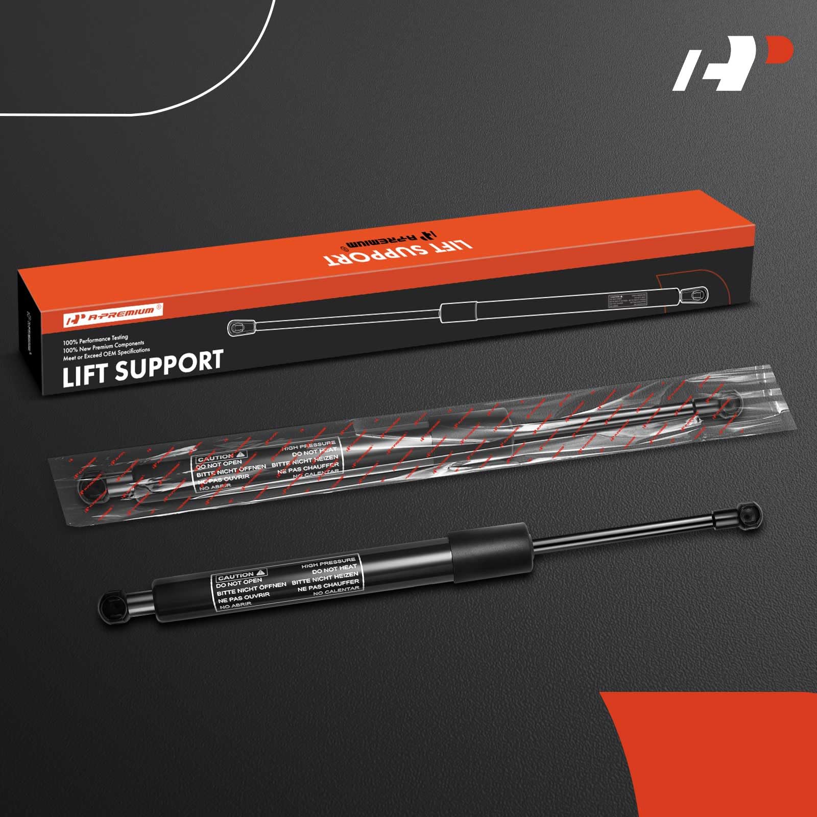 A-Premium close-up of piston seal and rod delivering leak-resistant performance