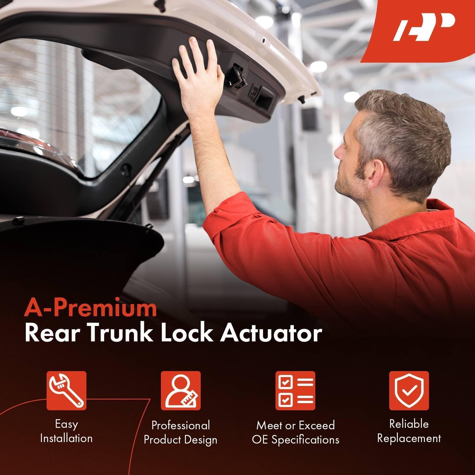 A-Premium actuator materials texture close-up showing sturdy plastic and metal durability