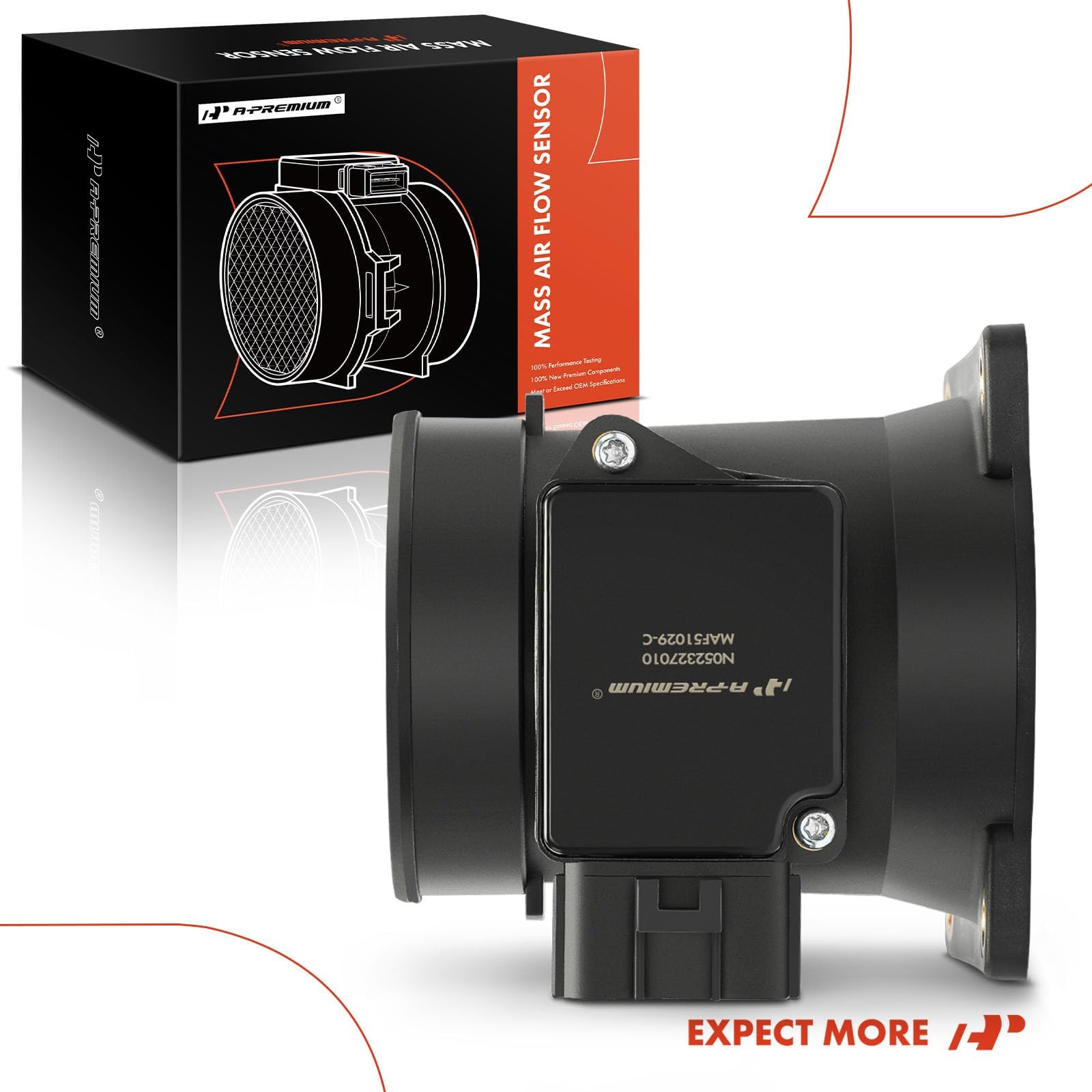 A-Premium MAF sensor shown in truck setting demonstrating real-world compatibility