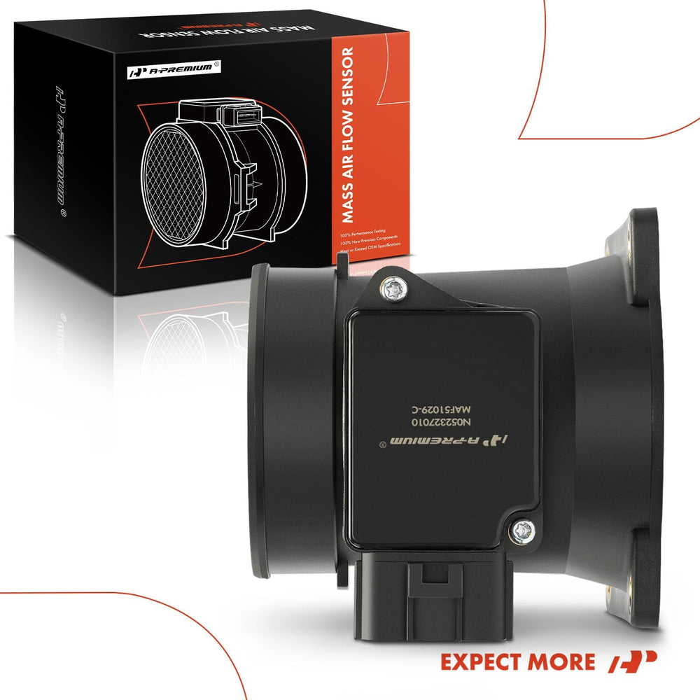 A-Premium MAF sensor shown in truck setting demonstrating real-world compatibility