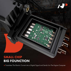 A-Premium sensor surface close-up showing materials for heat and vibration resistance