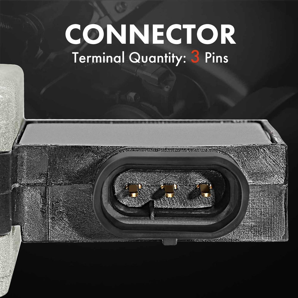 A-Premium side view showing four mounting holes and durable aluminum alloy flange for secure install