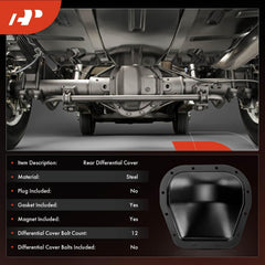 A-Premium internal magnet view capturing metal shavings to protect gears