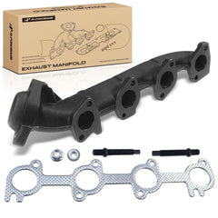 A-Premium front view of manifold showing exact bolt pattern and fit benefits