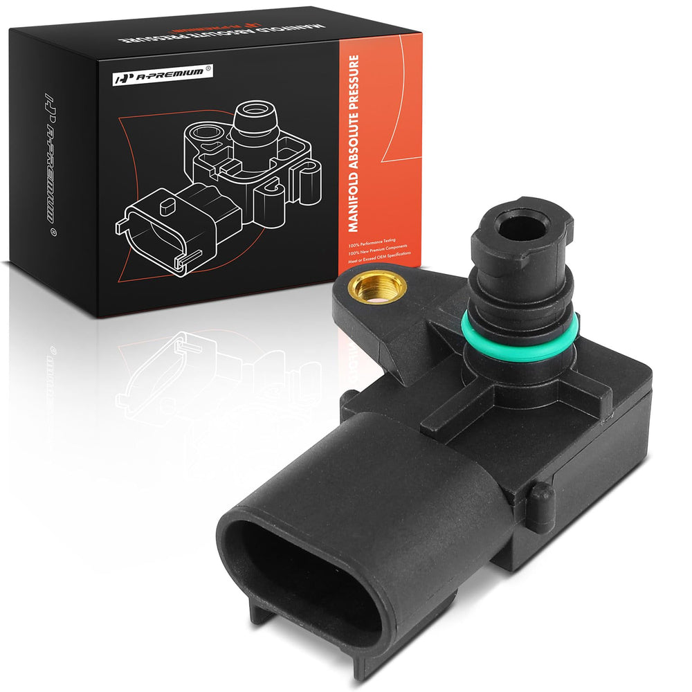 A-Premium MAP sensor front view showing plug for easy replacement and accurate fit