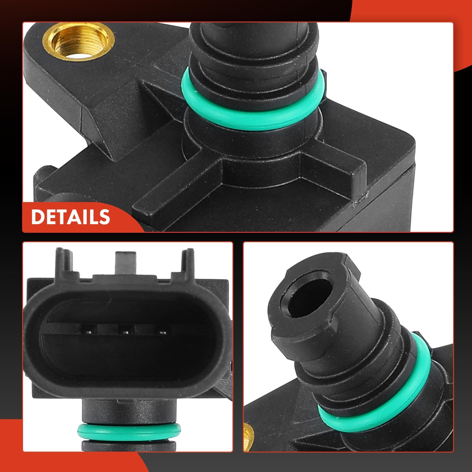 A-Premium MAP sensor label with reference numbers for quick part cross-checking