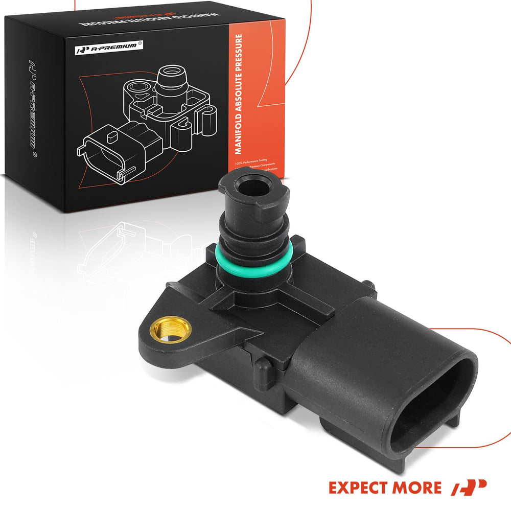 A-Premium MAP sensor in a garage setting during professional installation demonstrating ease