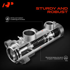 A-Premium master cylinder sensor closeup highlighting included pressure sensor benefit