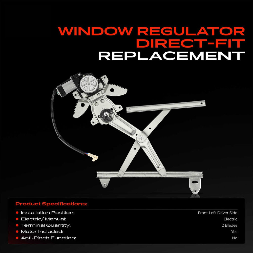 A-Premium regulator mounted inside door for size reference and easier installation