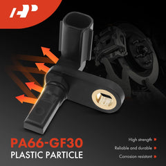 A-Premium sensor installed on wheel hub demonstrating correct fitment