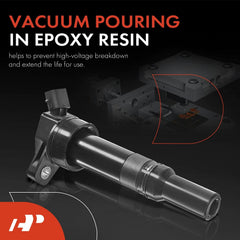 A-Premium coil mounting base view showing precise bolt holes for easy install