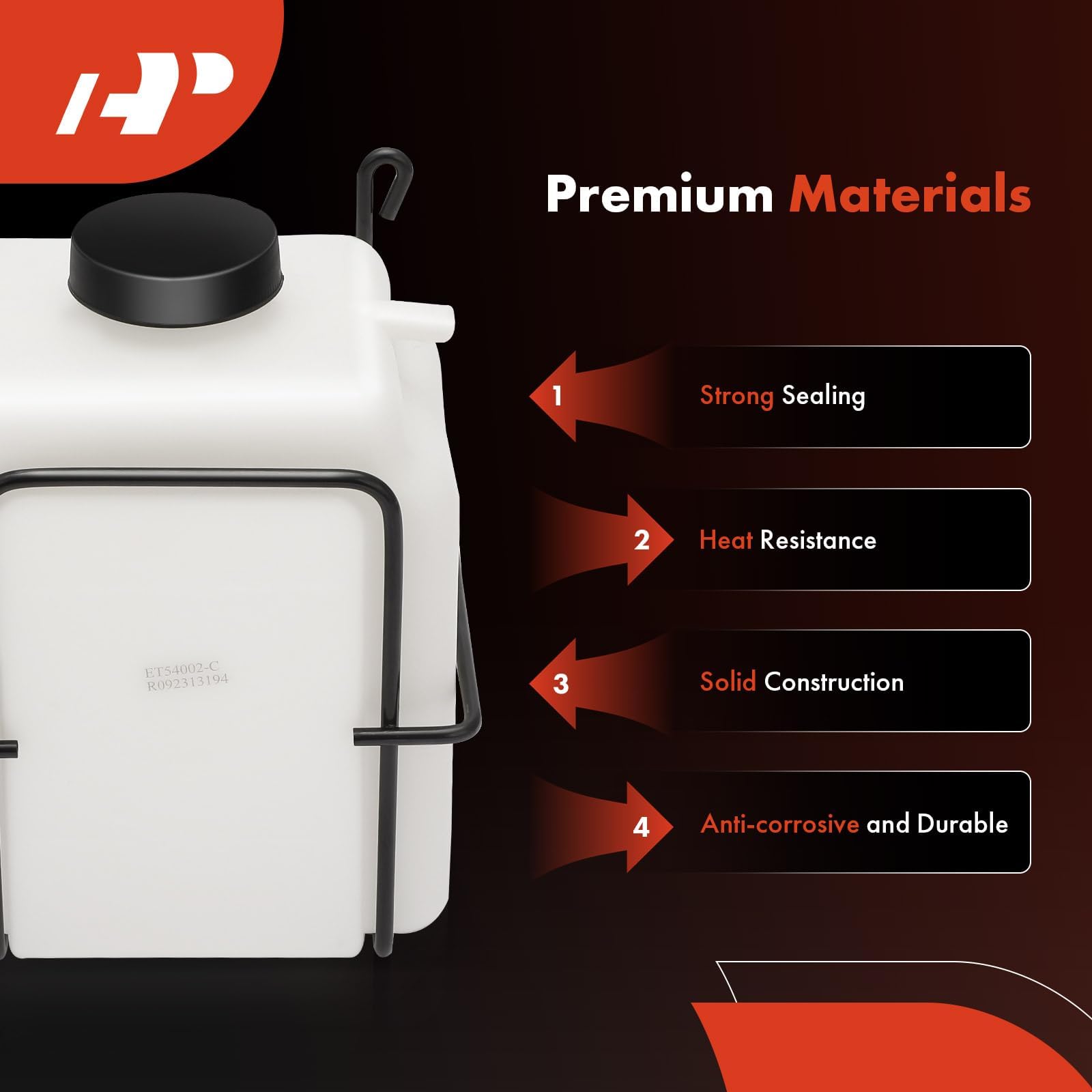 A-Premium mounting bracket and hardware displayed for straightforward installation