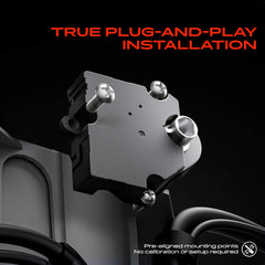 A-Premium mounting flange detail for secure, factory-style installation