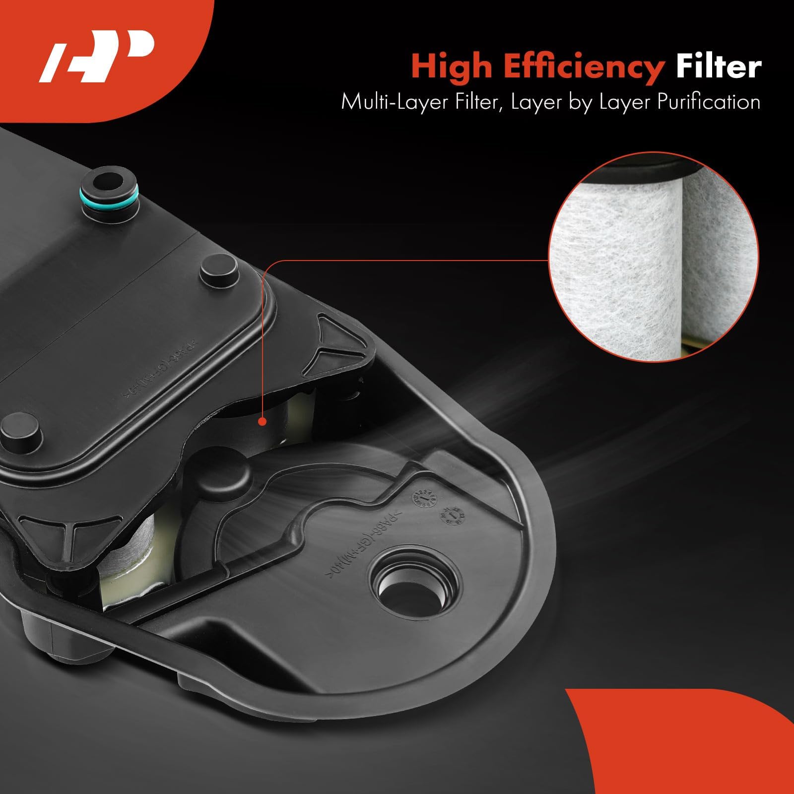 A-Premium inlet flange detail showing mounting face for easy cartridge replacement
