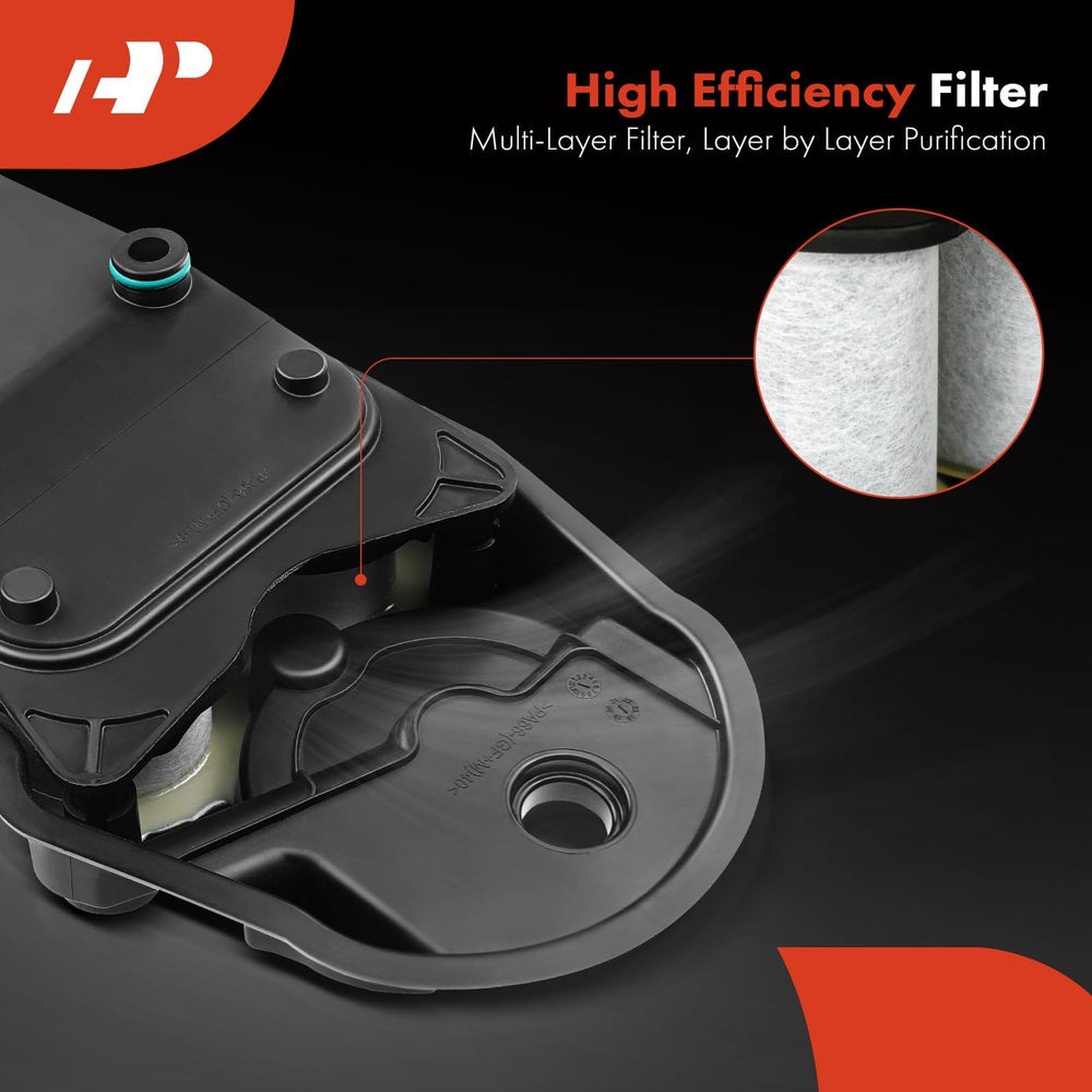 A-Premium inlet flange detail showing mounting face for easy cartridge replacement