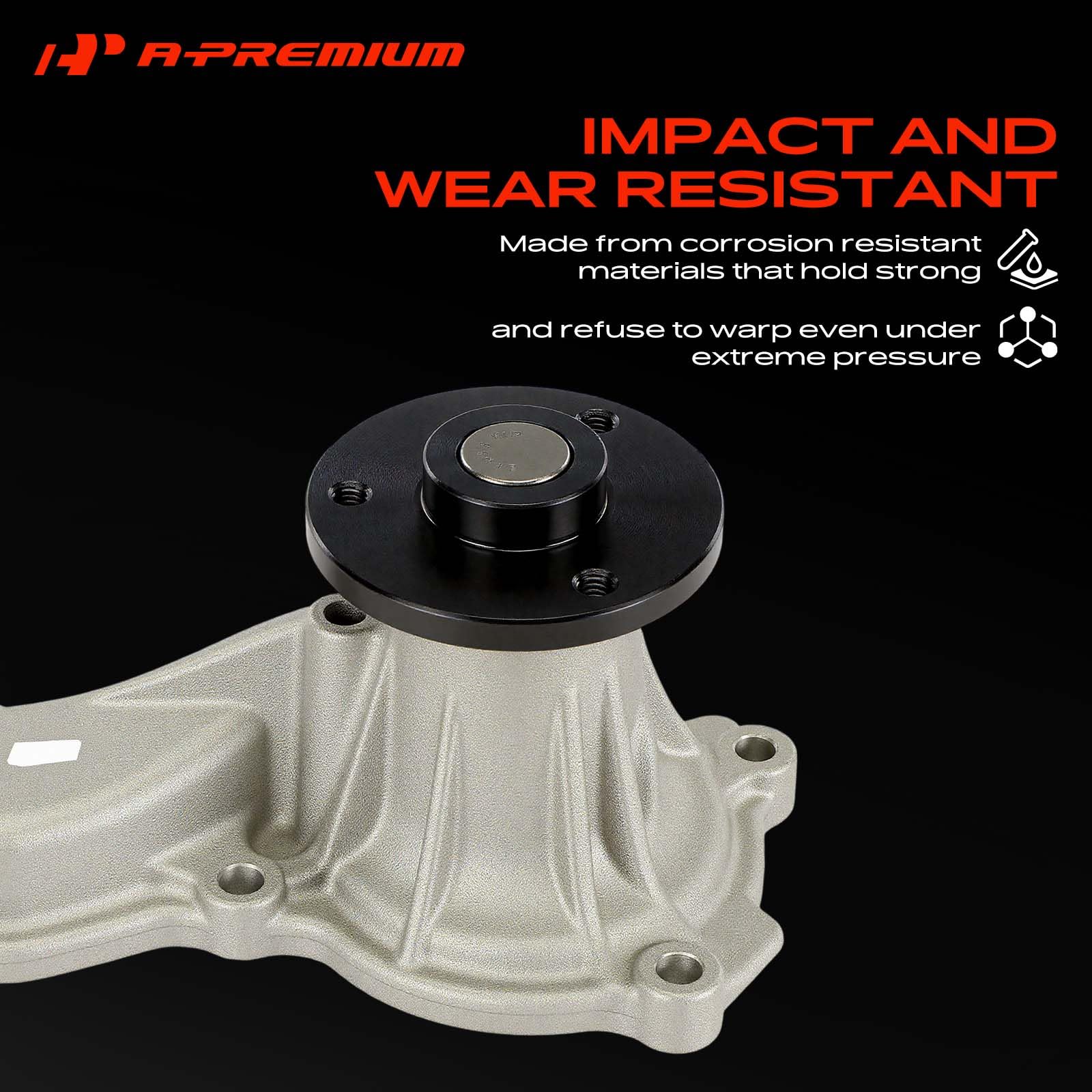 A-Premium mounting holes and hub showing OEM alignment advantage