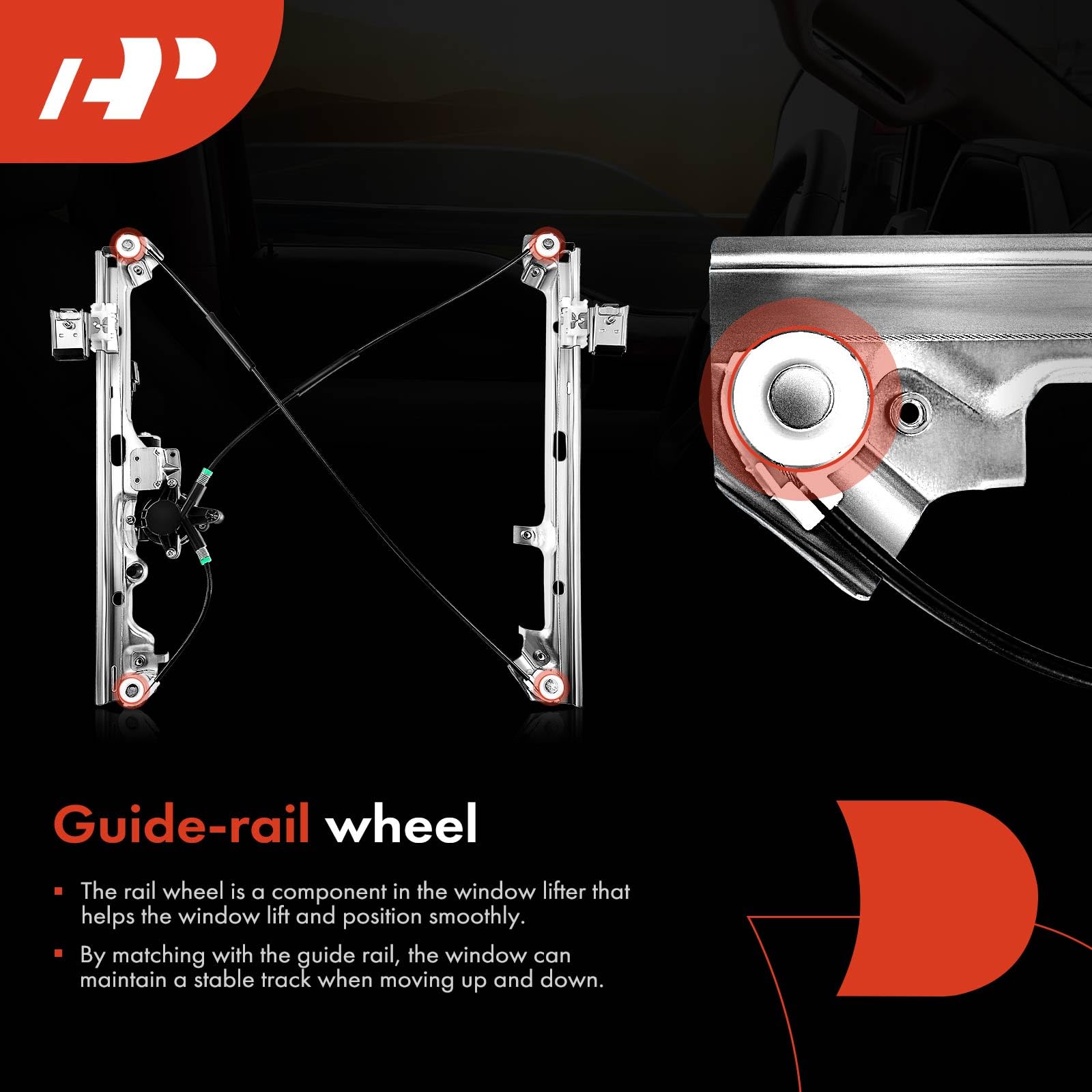 A-Premium mounting points and brackets for secure attachment benefit