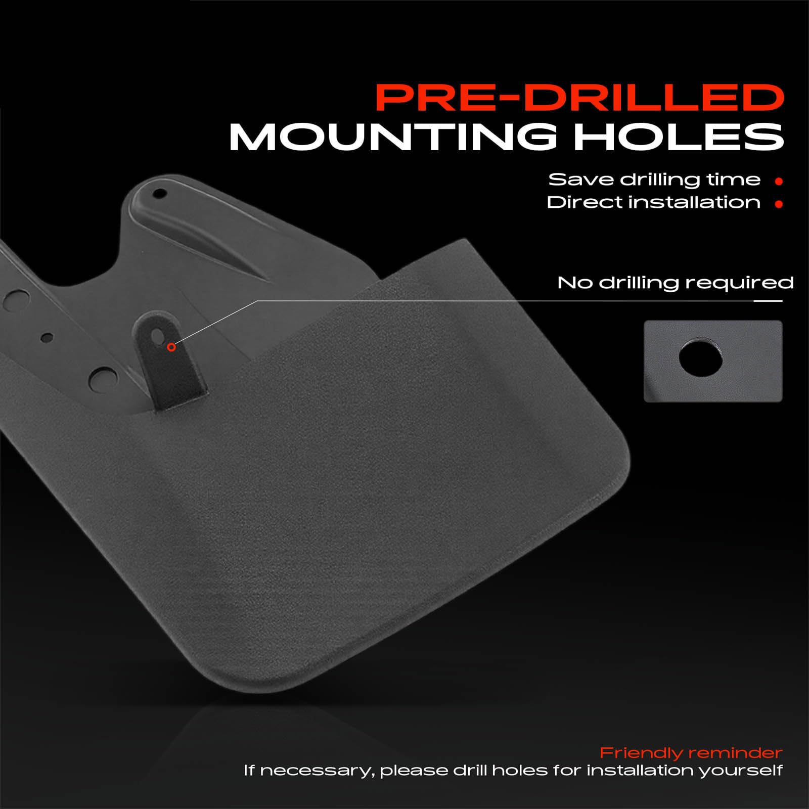 A-Premium hardware kit laid out for easy, drill-free installation
