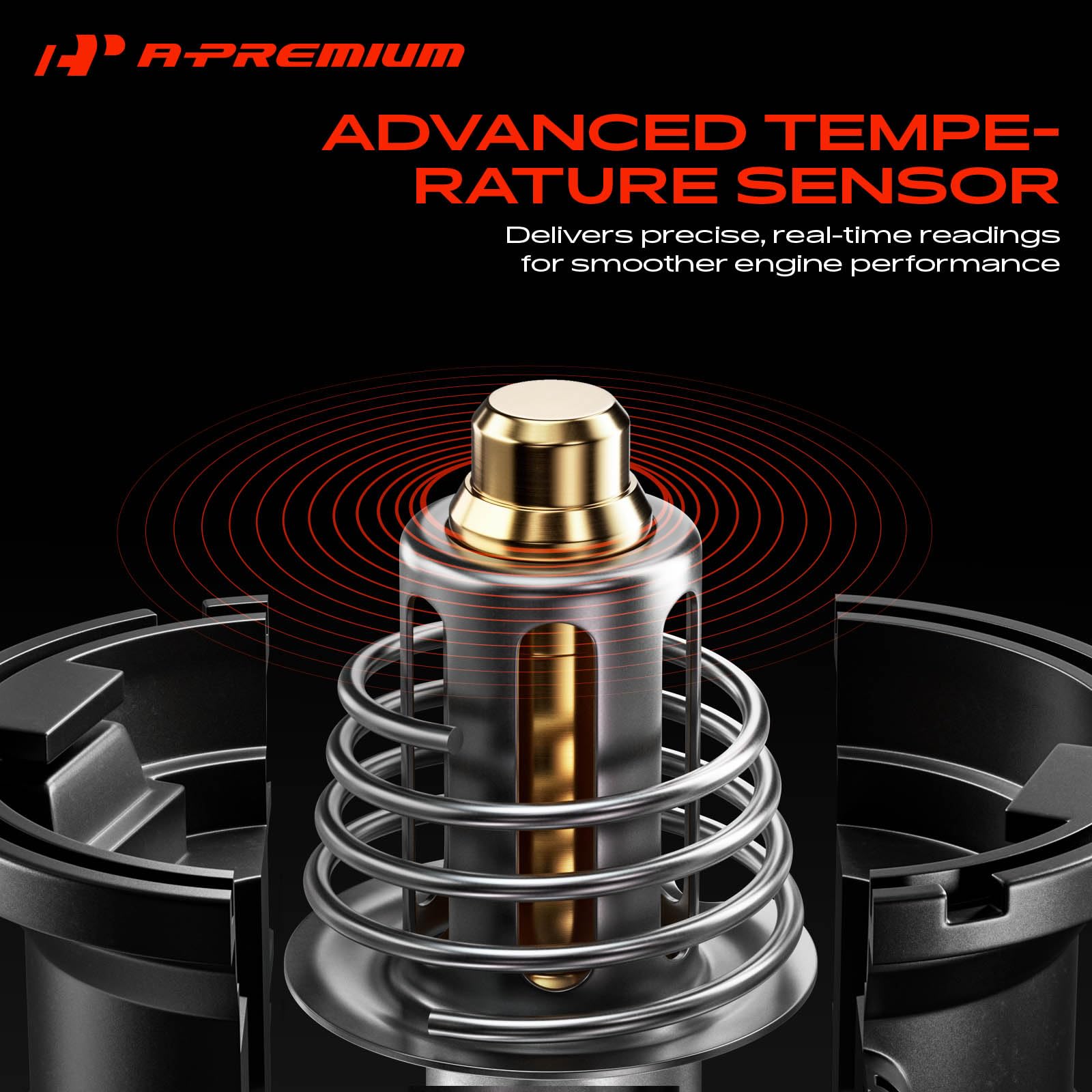 A-Premium O-ring and gasket flat lay ensuring leak-free coolant seal