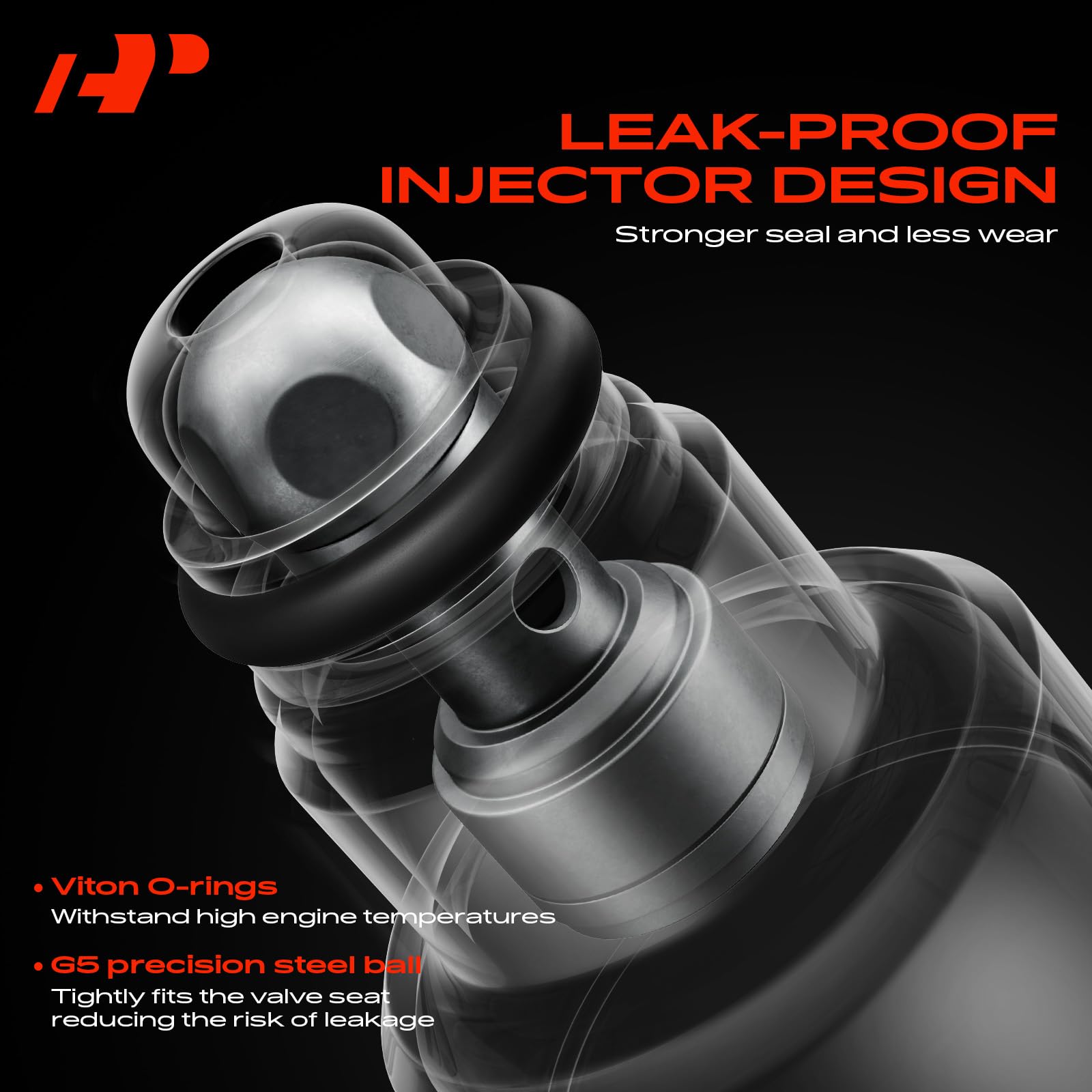 A-Premium injectors with included O-rings and accessories for leak-free sealing benefit