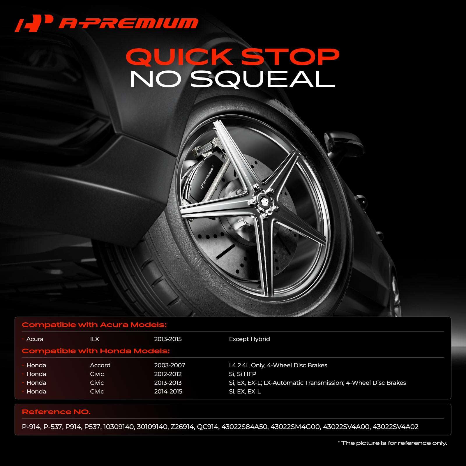 A-Premium pad close-up ceramic surface highlighting low-dust design