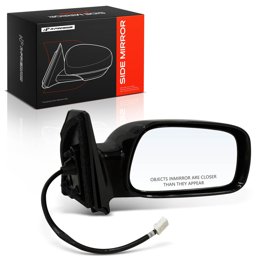 A-Premium front view of passenger mirror showing clean fit and benefit