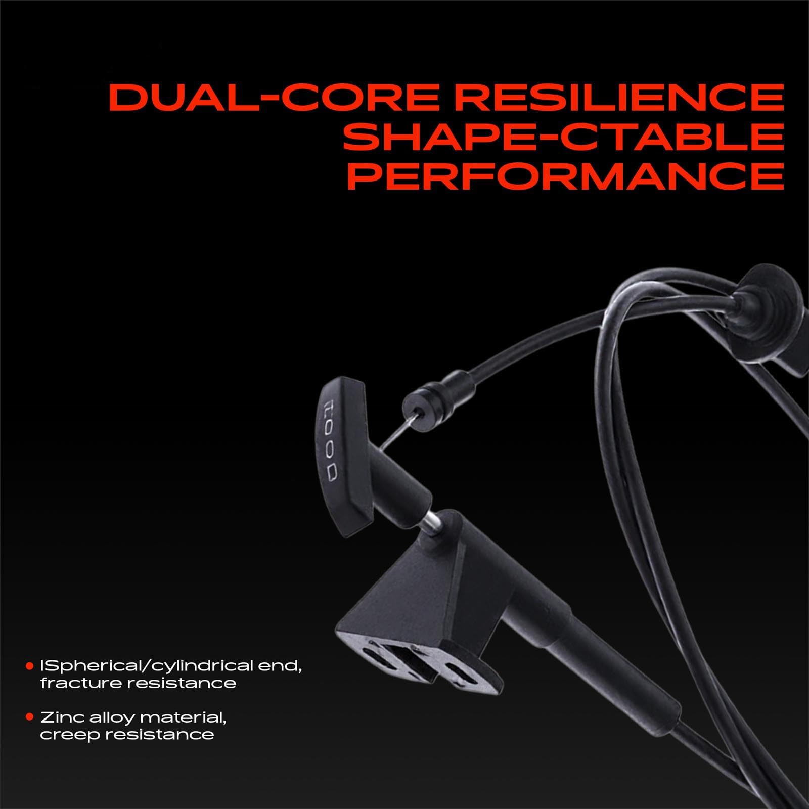 A-Premium plastic-coated sheath detail improving corrosion resistance and tactile feel
