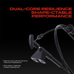 A-Premium plastic-coated sheath detail improving corrosion resistance and tactile feel