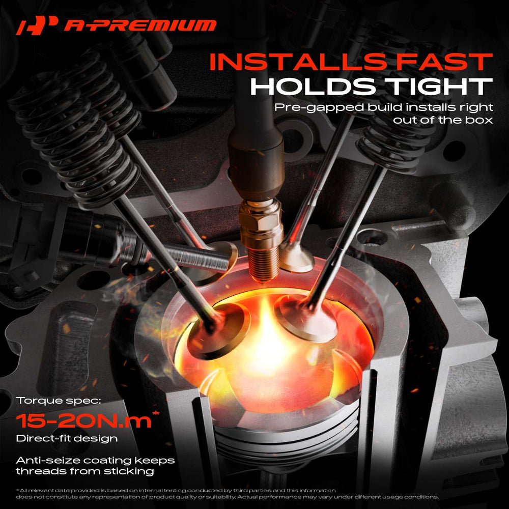 A-Premium gap measurement at 0.044 inches demonstrating precise factory gap benefit