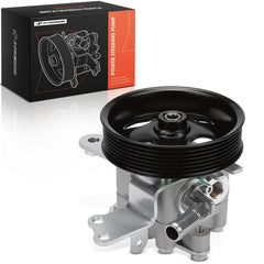 A-Premium power steering pump front view showing complete assembly and fitment benefit