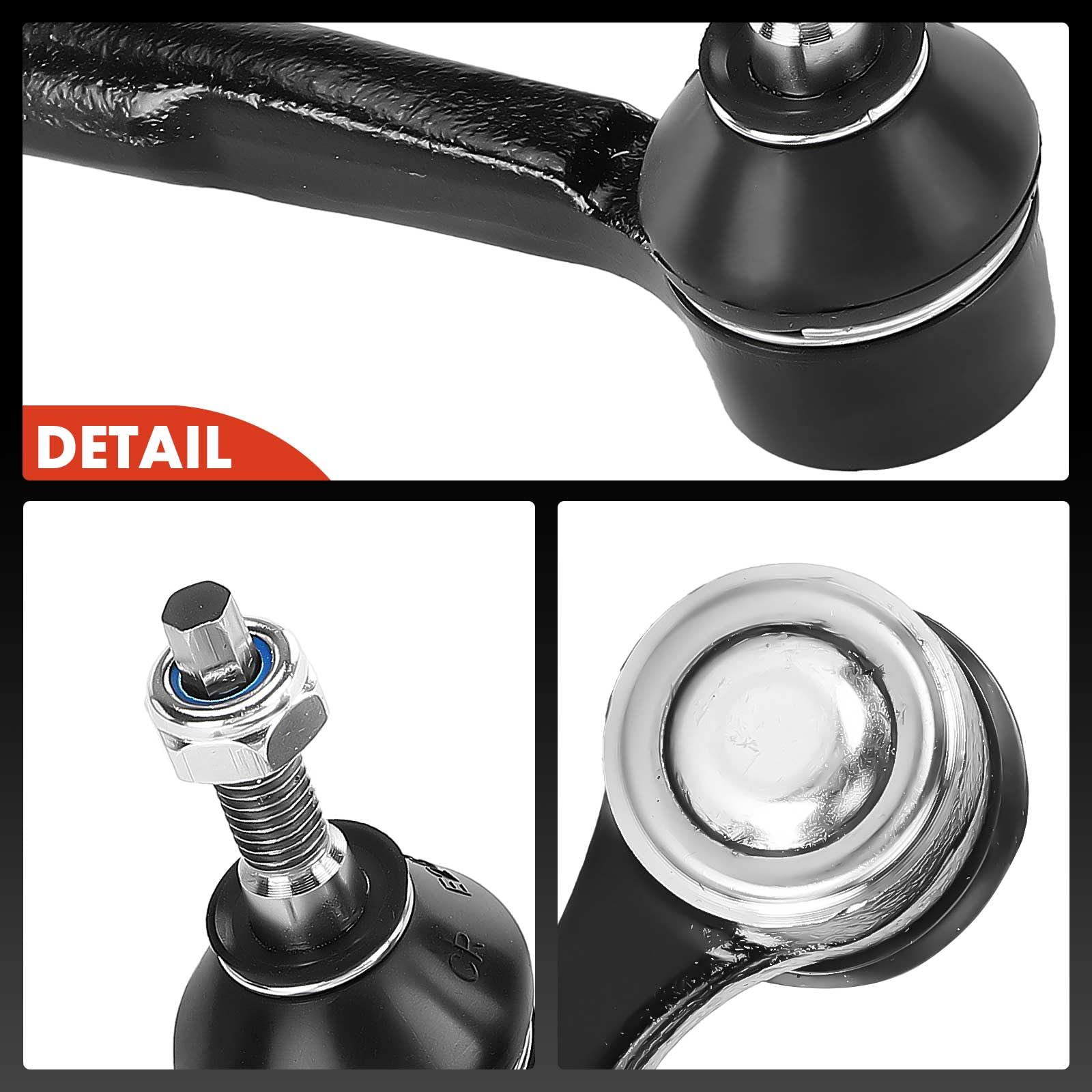 A-Premium pre-greased joint texture emphasizing reduced break-in friction