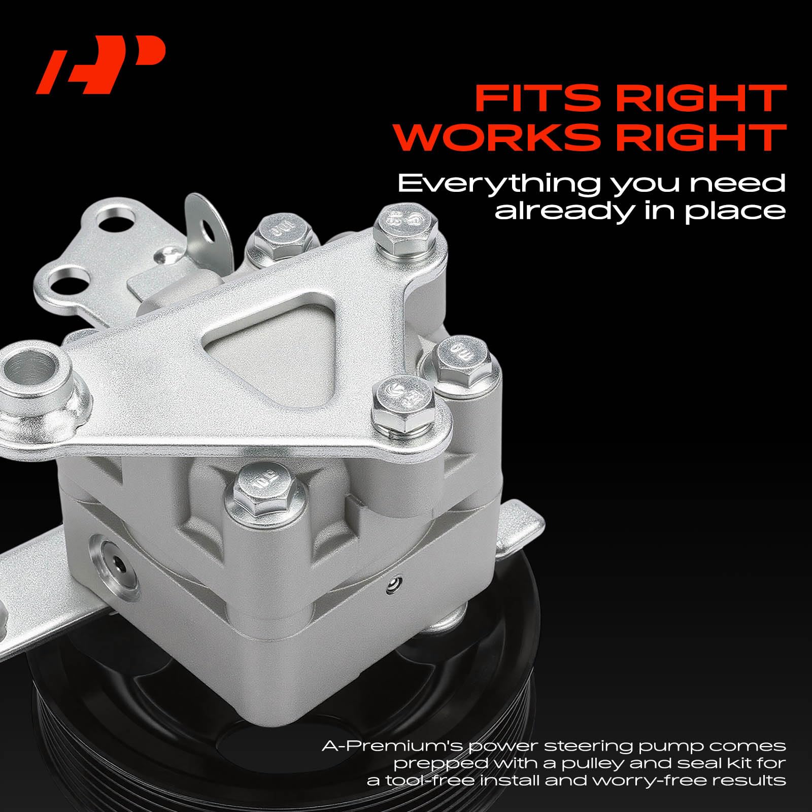 A-Premium mounting bracket detail showing secure attachment and correct alignment