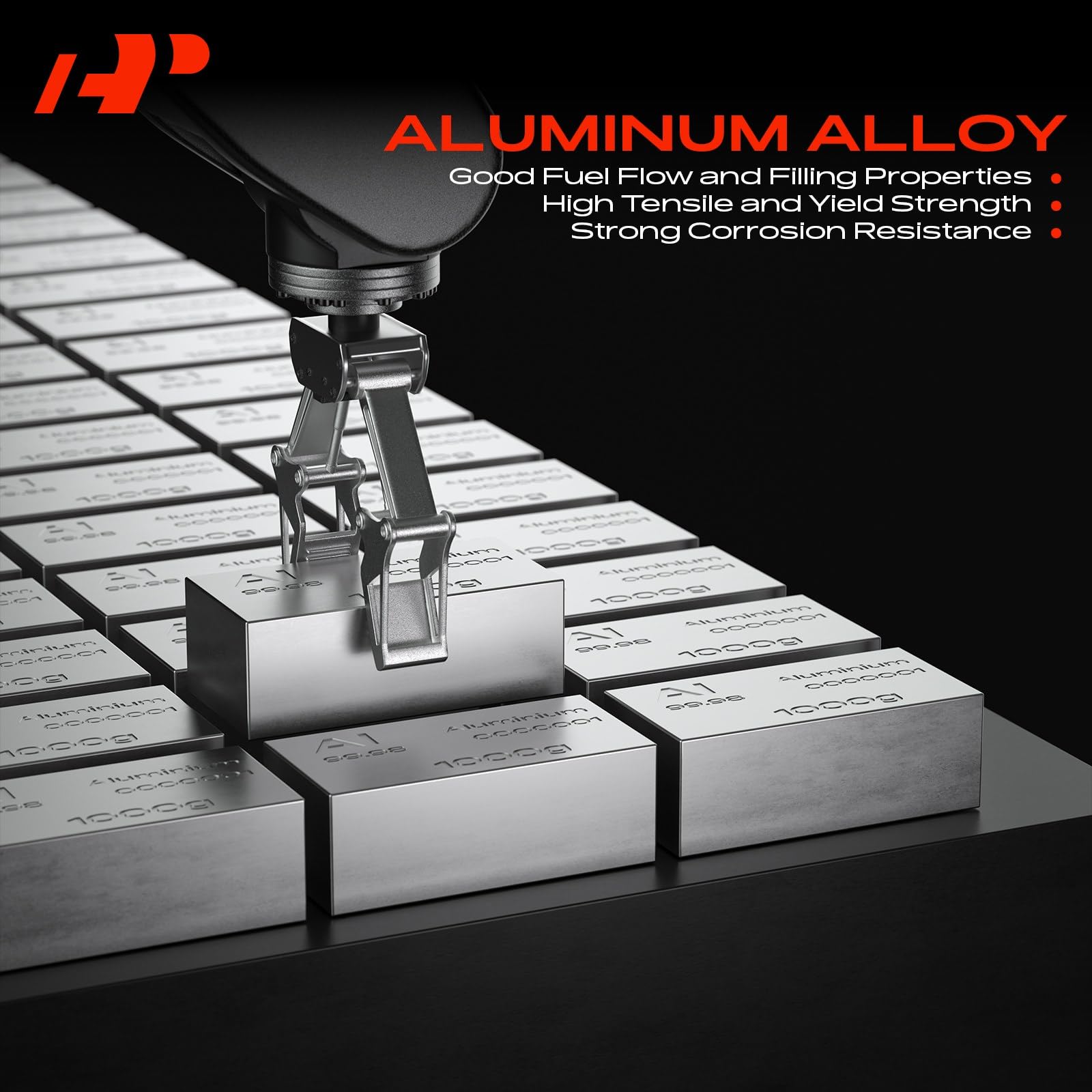 A-Premium close-up of pump machining highlighting durable construction